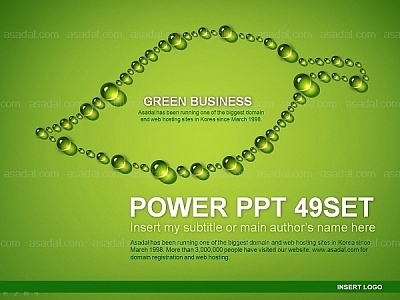 브로슈어 디자인 PPT 템플릿 세트2_Green Business_0005(감각피티)