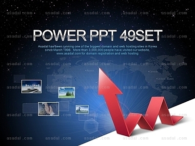 성공 성장 화살표 PPT 템플릿 세트2_성장/전략 비즈니스 01(퓨어피티)