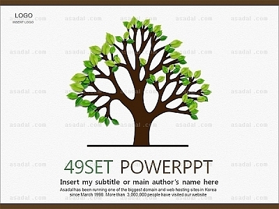tree forest PPT 템플릿 세트2_자연비즈니스_0051(그린피티)