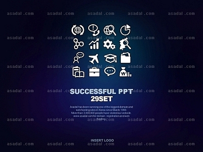 사업계획서 그래픽 PPT 템플릿 세트_Simple Icon Templet 03_0065(소울피티)