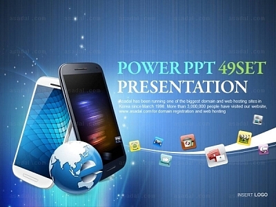 모바일 mobile PPT 템플릿 세트2_IT산업_1069(바니피티)