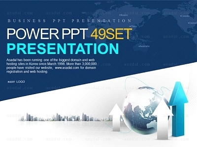 성공 성장화살표 PPT 템플릿 세트2_글로벌 성장기업_1133(바니피티)