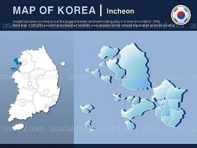 세계지도 생명 PPT 템플릿 1종 인천 지도형_0004(비토피티)