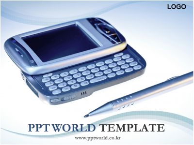 펜 PDA PPT 템플릿 전자사전이 있는 템플릿(엔딩)