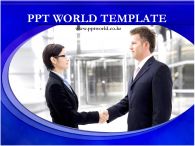 협상 인물 PPT 템플릿 회사원이 있는 템플릿_슬라이드1