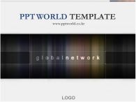 세계 흑백 PPT 템플릿 글로벌 그래픽 효과가 있는 템플릿_슬라이드1