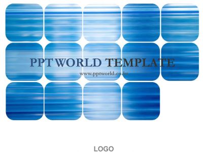 물결 파란배경 PPT 템플릿 네크워크패턴이 있는 템플릿