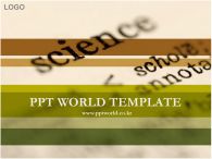 영문 갈색 PPT 템플릿 심플한 디자인의 과학정의_슬라이드1