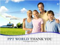 집 하늘 PPT 템플릿 들판과 가족이 있는 템플릿_슬라이드16