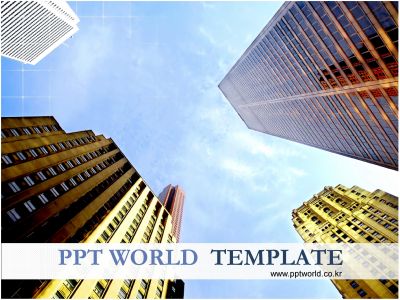 비즈니스 고층 PPT 템플릿 건물이 있는 템플릿_슬라이드1