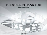 사람 배경 PPT 템플릿 투명한 지구본_슬라이드4