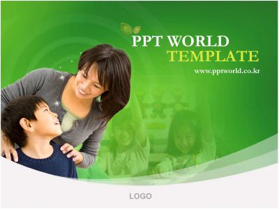 파워포인트  창업계획서 PPT 템플릿 선생님과 학생이 있는 템플릿
