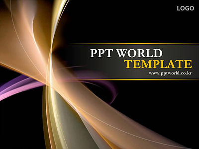business 빛 PPT 템플릿 스타일 그래픽 템플릿