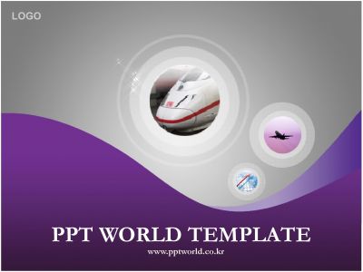 global 사업계획서 PPT 템플릿 보라색원