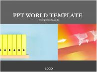 ppt 템플릿 PPT 템플릿 서류와 오렌지 컬러_슬라이드1