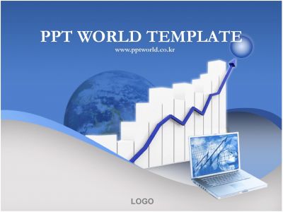 그래프 글로벌 PPT 템플릿 글로벌금융(메인)