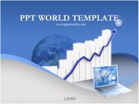 그래프 글로벌 PPT 템플릿 글로벌금융_슬라이드1