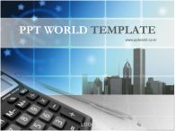 ppt 템플릿 PPT 템플릿 계산기와 빌딩_슬라이드1
