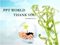 eco 친환경 PPT 템플릿 양치류식물과비누방울_슬라이드20