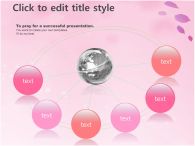 ppt 템플릿 PPT 템플릿 [애니형]화사한 배경의 핑크빛 꽃_슬라이드8