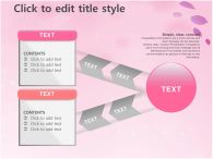ppt 템플릿 PPT 템플릿 [애니형]화사한 배경의 핑크빛 꽃_슬라이드12