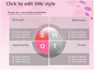 ppt 템플릿 PPT 템플릿 [애니형]화사한 배경의 핑크빛 꽃_슬라이드14