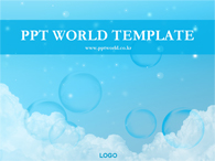 하늘 구름 PPT 템플릿 [고급형]표준 창업계획서(자동완성형 포함)_슬라이드1