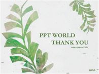 그린 식물이 있는 심플한 보고서 PPT 템플릿 [고급형]식물이 있는 심플한 보고서(자동완성형 포함)_슬라이드20