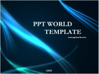 블루 빛효과 그래픽 템플릿 PPT 템플릿 [고급형]빛효과 그래픽 템플릿(자동완성형포함)_슬라이드1