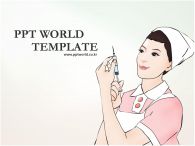 병원 간호사 템플릿 PPT 템플릿 간호사 템플릿(자동완성형 포함)_슬라이드1