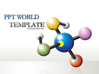 원 분자구조 템플릿 PPT 템플릿 분자구조 템플릿(자동완성형 포함)_슬라이드1