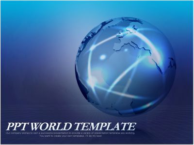 지도 세계 무역 템플릿 PPT 템플릿 [고급형]세계 무역 템플릿(메인)