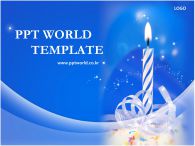 반짝임 푸른배경에 케익이 있는 템플릿 PPT 템플릿 푸른배경에 케익이 있는 템플릿(자동완성형 포함)_슬라이드1