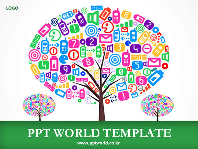 나무 모바일 관련 사업계획서 PPT 템플릿 모바일 관련 사업계획서(자동완성형 포함)(메인)