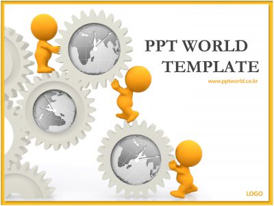 프레임 비즈니스 팀워크 PPT 템플릿 비즈니스 팀워크(자동완성형 포함)