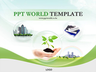 흰색 책 PPT 템플릿 녹색성장 템플릿_슬라이드1