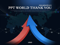 글로벌 세계 PPT 템플릿 글로벌 상승화살표 비지니스_슬라이드4