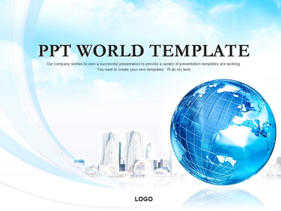 gray 푸른 지구 글로벌  PPT 템플릿 푸른 지구 글로벌(자동완성형 포함)_슬라이드1