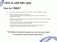 세포 유전자 템플릿  PPT 템플릿 유전자 DNA 템플릿(자동완성형 포함)_슬라이드4