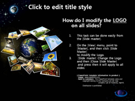 사진 행성 PPT 템플릿 우주 속 지구의 다양한 모습(자동완성형 포함)_슬라이드2