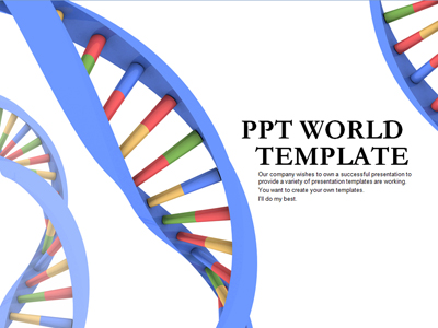 템플릿 프리젠테이션 PPT 템플릿 유전자 DNA 템플릿(자동완성형 포함)