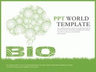 동그라미 패턴 PPT 템플릿 BIO 생명공학 템플릿(자동완성형 포함)_슬라이드1