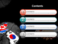 북한 한국 PPT 템플릿 하나되는 한반도(자동완성형포함)_슬라이드2