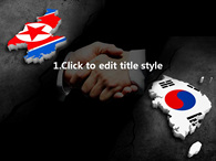 북한 한국 PPT 템플릿 하나되는 한반도(자동완성형포함)_슬라이드3