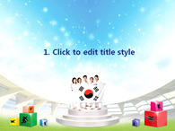 잔디 하늘 PPT 템플릿 올림픽 성화봉 템플릿(자동완성형포함)_슬라이드3