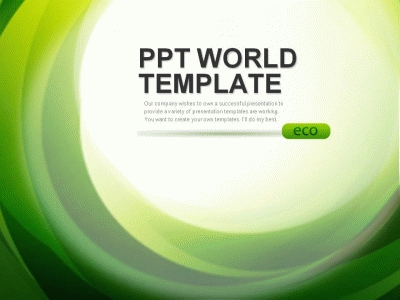 건강 유기농 PPT 템플릿 eco 그린 세상(자동완성형포함)(메인)