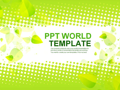 라인 자연 PPT 템플릿 초록의 풍경(자동완성형포함)_슬라이드1
