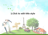 울타리 에펠탑 PPT 템플릿 행복한 인생 설계 템플릿(자동완성형포함)_슬라이드3