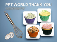 검정 블랙 PPT 템플릿 다양한 컵케익 만들기(자동완성형 포함)_슬라이드36