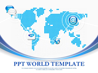 금융 회사 PPT 템플릿 글로벌 커뮤니케이션(자동완성형포함)_슬라이드1